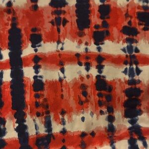 Red and Blue Tie-Dye Fabric dress sleeveless dress